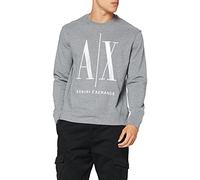 Armani Exchange Icon Sweat Sudadera para Hombre, Gris (Bc09 Grey 3930), M