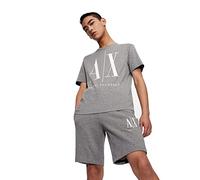 Armani Exchange Icon T Camiseta para Hombre, Gris (Bc09 Grey 3930), L