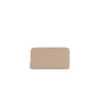 Armani Exchange Jane Classic Metal Logo Card Coin Pocket Gold Zip Around Padlock, Accessory-Travel Wallet Mujer'S, Arena, Talla única