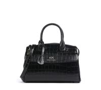 Armani Exchange Jane M Bolso de mano negro, imitación de cuero, mujer
