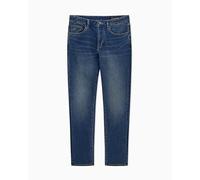 Armani Exchange Jeans de hombre, modelo Slim Fit, de mezcla de algodón, cintura normal, cierre con cremallera oculta, bolsillos laterales y traseros, línea cónica, longitud normal, Slim