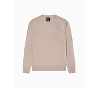 Armani Exchange – Jersey de punto de algodón de manga larga para hombre, Driftwood, X-Large