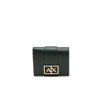 Armani Exchange Jodie - Cartera compacta, color verde oscuro