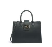 Armani Exchange Jodie M Bolso de mano verde oscuro, imitación de cuero, mujer