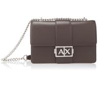 Armani Exchange Jodie, Metal Silver Logo, Chain Strap - Bolsa de mensajero Mujer