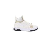 Armani Exchange Lace-up Sneakers, Zapatillas Mujer, Blanco Roto + Blanco op, 38 EU
