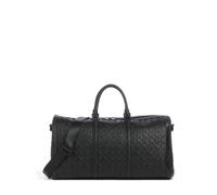 Armani Exchange Liam Bolsa de fin de semana negro, imitación de cuero, 50 x 27 x 24cm