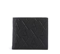 Armani Exchange Liam Monedero negro, imitación de cuero, hombre