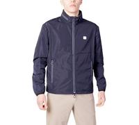 Armani Exchange Lightweight Zip-up Hooded Windbreaker Jacket Rompevientos, Azul Marino, X-Large Hombres