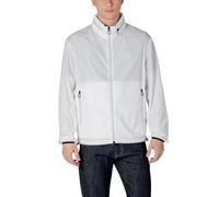 Armani Exchange Lightweight Zip-up Hooded Windbreaker Jacket Rompevientos, White 1100, M Hombres