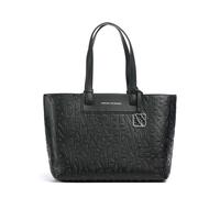 Armani Exchange Liz M Bolsa shopping negro, imitación de cuero, mujer