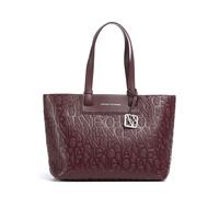 Armani Exchange Liz M Bolsa shopping vino, imitación de cuero, mujer