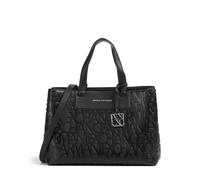 Armani Exchange Liz M Bolso de mano negro, imitación de cuero, mujer