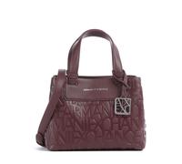 Armani Exchange Liz Monogram S Bolso de mano vino, imitación de cuero, mujer