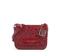 Armani Exchange Liz Patent Bandolera rojo oscuro, imitación de cuero, mujer