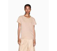 Armani Exchange Long Sleeve Front Strass Logo Slim Fit Camiseta Mujer