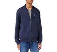 Armani Exchange Long Sleeve, Logo on Left Side, Front Pocket Sudadera, Gris, S para Hombre