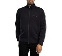 Armani Exchange Long Sleeve Side Logo Lettering Zip Closure Sudadera, Azul Oscuro, M para Hombre