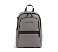 Armani Exchange Madrid Mochila gris, imitación de cuero, hombre, 18L