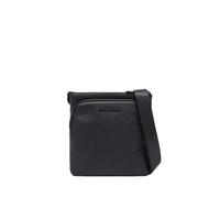 Armani Exchange Madrid, Sustainable, Embossed Logo, Crossbody Plegable Hombres, Negro, Talla única
