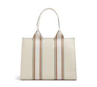 Armani Exchange Maggie L Bolsa shopping marfil, imitación de cuero, mujer
