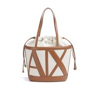 Armani Exchange Marisol | Bucket bolso de mano | beige,marrón | canvas