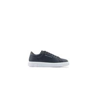 Armani Exchange Men's Basic Back Extended Logo Sneaker, Navy, Zapatillas Hombre, Azul Marino, 39 EU