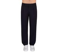 Armani Exchange Men's Blue Edition - Placa con logotipo de metal, bolsillo mundial, pantalones informales, azul, talla 31, azul oscuro, 31