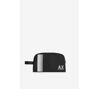 Armani Exchange Men's Colo Block Ax Travel Dopp Kit Case Beauty, Nero, negro, Einheitsgröße