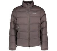 Armani Exchange Men's Essential - Chaqueta de manga larga para hombre, con logotipo de Milano-Nueva York, gris oscuro, M, Dark Gull Gray, M