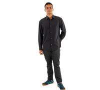Armani Exchange Men's Essential, Down Side Logo Lettering Patch Camiseta, Azul, S, Azul Oscuro, S
