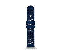 Armani Exchange Men's Silicone Band for Apple Watch®, Custom fit for 42/44/45mm with single button stud closure