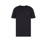 Armani Exchange Men's Utility Edge, logotipo tonal, ajuste regular, azul, M, azul oscuro, M