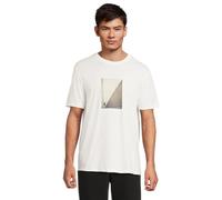 Armani Exchange Men's Utility Edge, Sustainable, Photoprint Logo,Regular Fit,White,S, Blanco Crudo, S