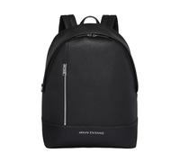 Armani Exchange Mochila negro, imitación de cuero, hombre, 17L