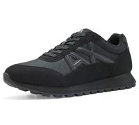 Armani Exchange Side Geometric Logo Motifs, Zapatillas Hombre, Negro, 45 EU
