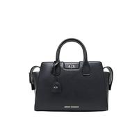 Armani Exchange Mujer Amelie Detalles Dorados Logo Charm Tote Bag M Black