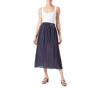 Armani Exchange Mujer Shiny Midi Skirt Blueberry, 12, Morado, XXL