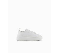 Armani Exchange Mujer The Super Sneaker Zapatillas, Optic White, 35 EU