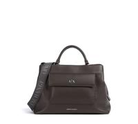 Armani Exchange Nicole L Bolso de mano moreno, imitación de cuero, mujer