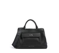 Armani Exchange Nicole M Bolso de mano negro, imitación de cuero, mujer
