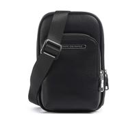 Armani Exchange Okinawa Bandolera negro, imitación de cuero, hombre