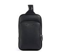 Armani Exchange Okinawa Mochila sling negro, imitación de cuero, hombre, 1L