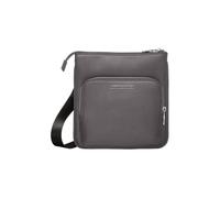 Armani Exchange Okinawa, Logo Plate, Zipped Pocket, Crossbody Hombres, Dark Gull Gray, Talla única