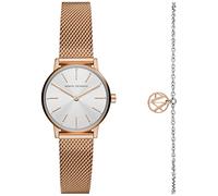 ARMANI EXCHANGE Reloj analógico oro rosa / plata, Talla One Size