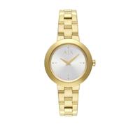 Armani Exchange Orologio da Donna, Movimento al quarzo a Due lancette e cassa da 36 mm con cinturino in Acciaio o Pelle