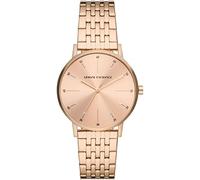 Armani Exchange Orologio da donna, Movimento al quarzo a tre lancette e cassa da 36 mm con cinturino in acciaio inossidabile, Melocotón