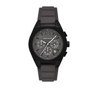 Armani Exchange Orologio da uomo, Movimento cronografico al quarzo e cassa da 42 mm con cinturino in Silicone