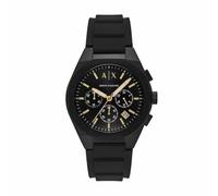 Armani Exchange Orologio da uomo, Movimento cronografico al quarzo e cassa da 42 mm con cinturino in Silicone