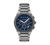 ARMANI EXCHANGE Reloj analógico azul noche / color barro One Size azul noche / color barro